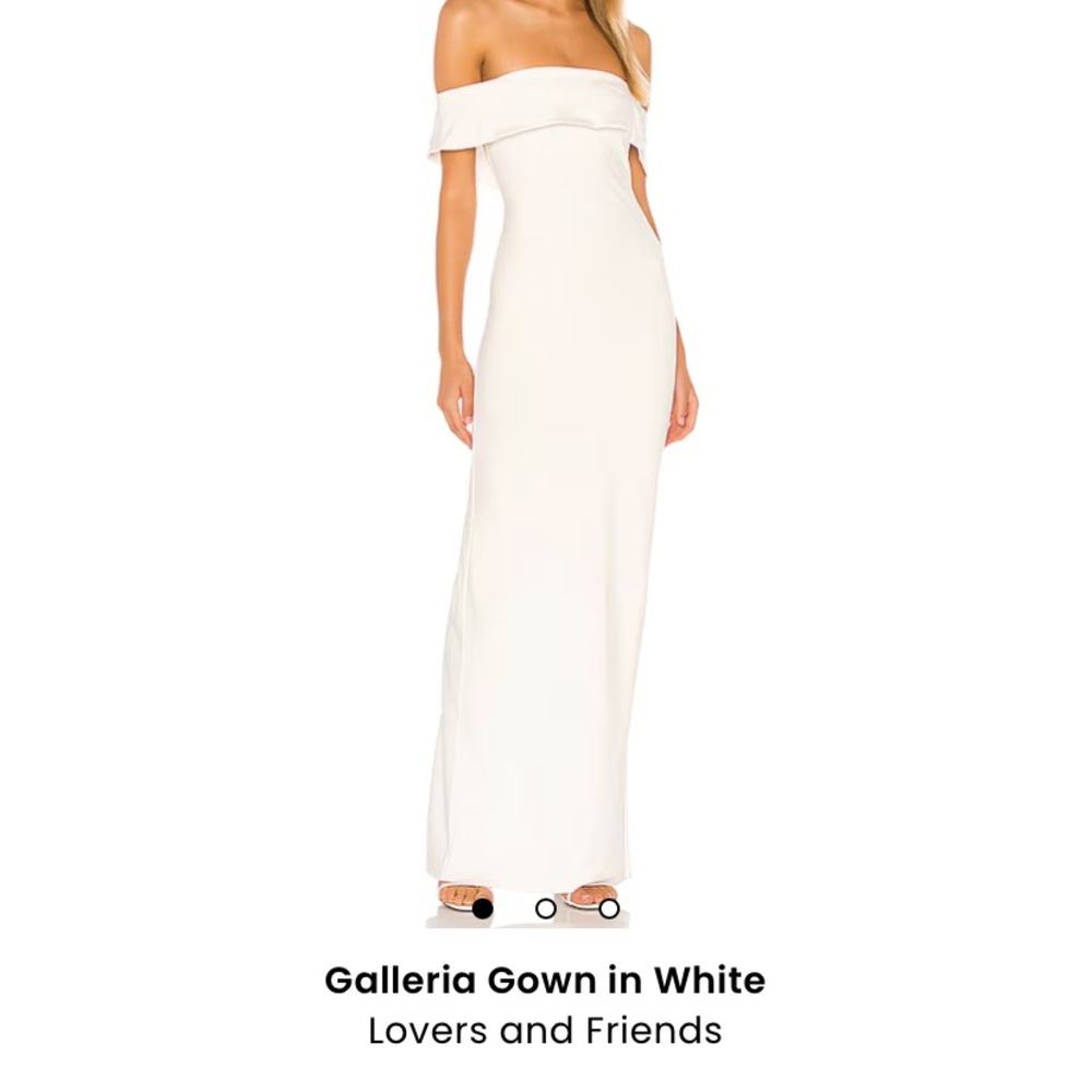 Lovers and Friendsds Galleria Gown in White, SIZE M